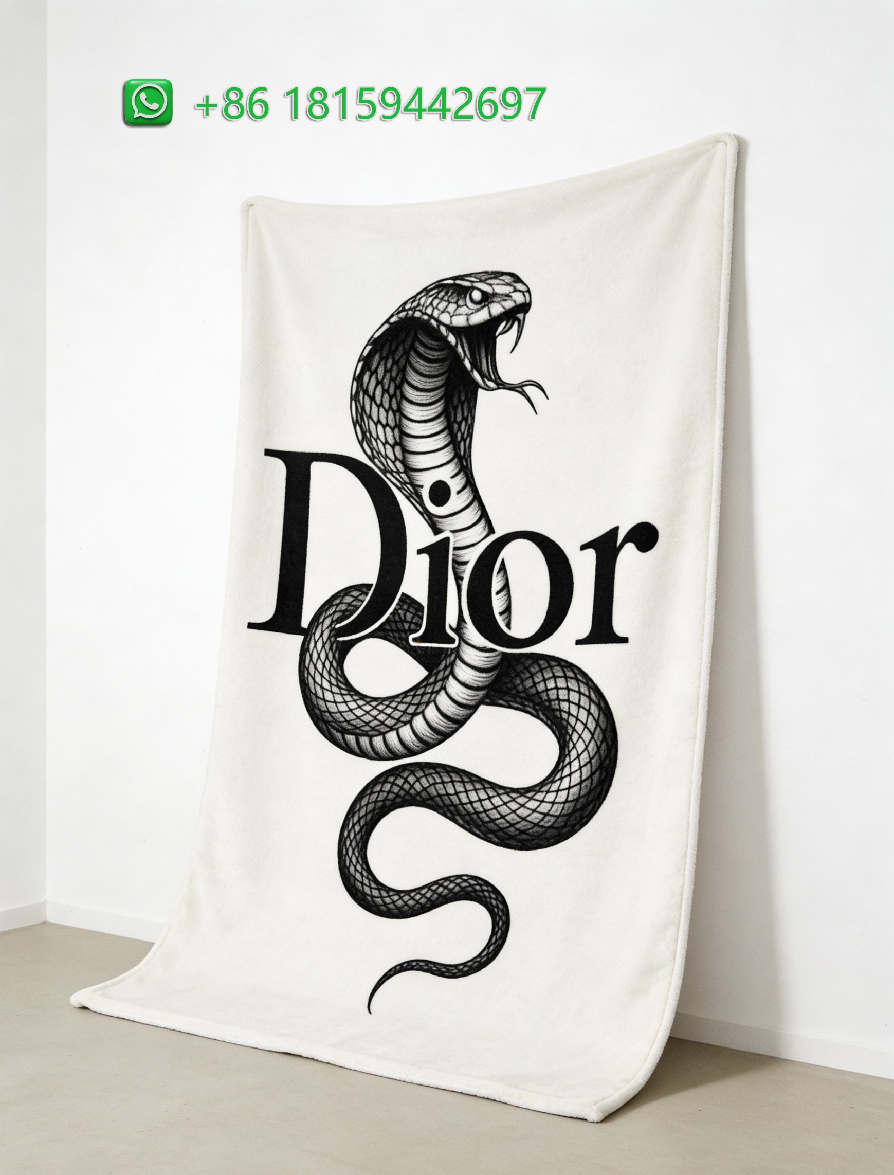 Dior Throw Blankets